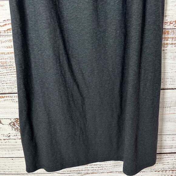 Topshop Charcoal Gray Blue Floral Embroidered Off Shoulder Dress, EUC, Size 6 - Picture 10 of 12